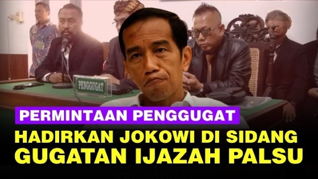 Dua Kali Mangkir & Tolak Tunjukkan Ijazah UGM, Jokowi Dinilai Tak Tunjukkan Itikad Baik Dalam Sidang Mediasi!