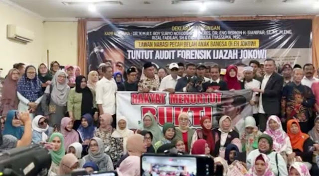 Rakyat Bersatu Melawan Jokowi, Bela Roy Suryo, Rismon Sianipar, Rizal Fadillah dan Dokter Tifa