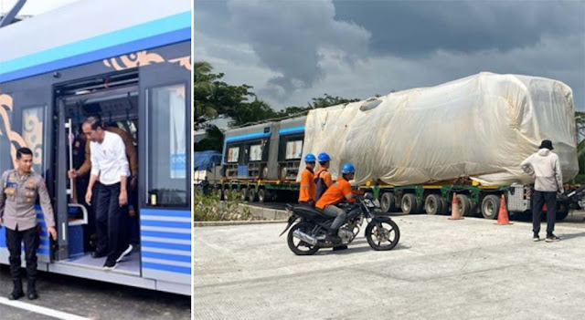 Dibanggakan Jokowi Saat di IKN, Kereta Tanpa Rel Akhirnya Dibalikin ke China