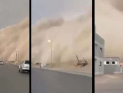 Setelah Kebakaran Hebat, Israel Kini Diterjang Badai Pasir Dahsyat