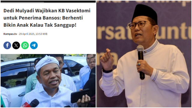 MUI Respons Kang Dedi: Atasi Kemiskinan Bukan dengan Memandulkan, tapi Ciptakan Lapangan Kerja
