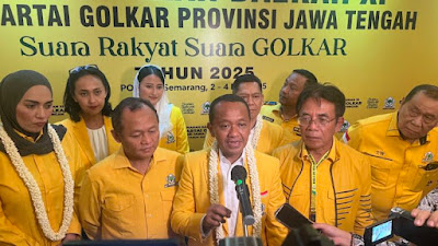 Bahlil Ingin Jadikan Jawa Tengah Lumbung Suara Golkar