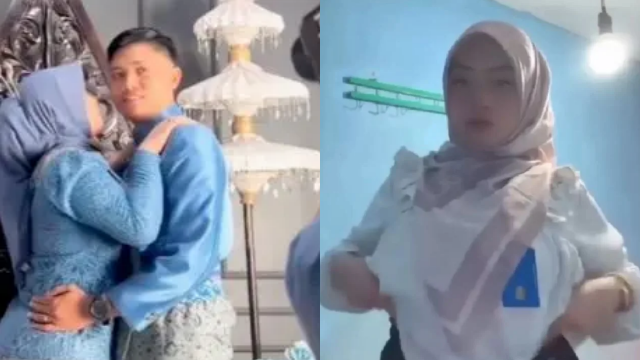 Kembali Viral Video Durasi 23 Detik Bu Guru Salsa dengan Suaminya, Netizen Serbu Link