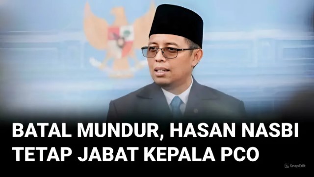 INFO! Hasan Nasbi Batal Mundur & Kembali Berkantor di PCO, Apa Alasannya?