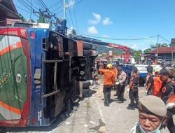 Kecelakaan Maut Bus ALS Rute Medan - Bekasi di Padang Panjang, 12 Orang Tewas