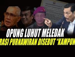 Hattrick! Luhut Sudah 3 Kali Ngomong Kampungan, Terbaru Soal Surat Terbuka Forum Purnawirawan Prajurit TNI