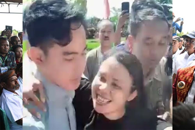 Viral Perempuan di Kupang Nekat Usaha Cium Wapres Gibran