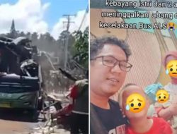 Korban Bus ALS Riski Lubis dan 2 Balitanya Baru Pulang Melayat Ibunya di Kota Sidimpuan