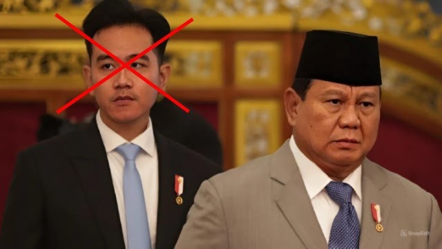 Bukan Prabowo Apalagi Purnawirawan TNI, Ini Sosok Yang Bisa Lengserkan Gibran dari Jabatan Wapres!