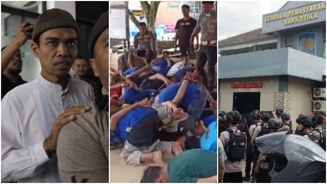 Detik-detik Ribuan Napi Kuasai Lapas di Sumsel, Sempat Sandera Ustadz​​​​​​ Abdul Somad