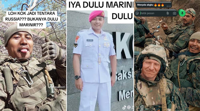 Identitas Eks Marinir TNI AL yang Jadi Tentara Bayaran Rusia