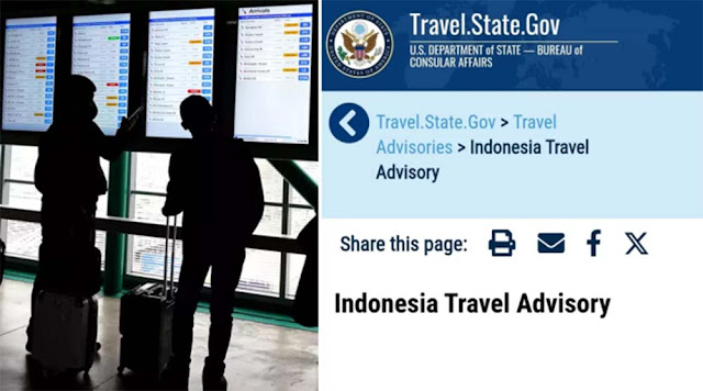 AS Keluarkan Travel Warning ke Indonesia, Terutama Papua: Potensi Terorisme dan Bencana Alam