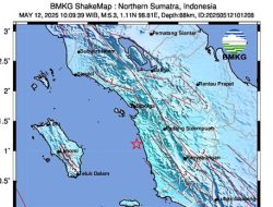 Breaking News! Gempa Besar M5,3 Guncang Padang Sidempuan Sumut