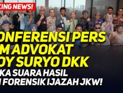 BREAKING NEWS! Tim Advokat Roy Suryo Tolak Hasil Uji Lab Forensik Ijazah: Polri Ingin Selamatkan Jokowi