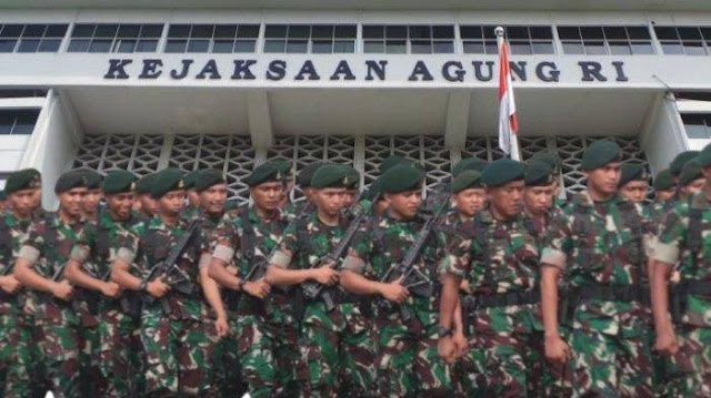 Dijaga TNI, Kejagung Diduga Usut Kasus Libatkan Petinggi Polri