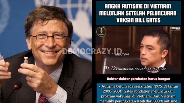 GEGER! Beredar Video Sebut Autisme di Vietnam Melonjak 300 Persen Setelah Peluncuran Vaksin Buatan Bill Gates