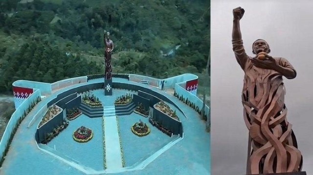 Penampakan Patung Juma Jokowi Senilai Rp 2,5 Miliar di Karo Sumut, Keren Enggak?