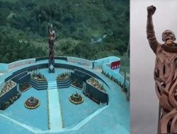 Penampakan Patung Juma Jokowi Senilai Rp 2,5 Miliar di Karo Sumut, Keren Nggak?