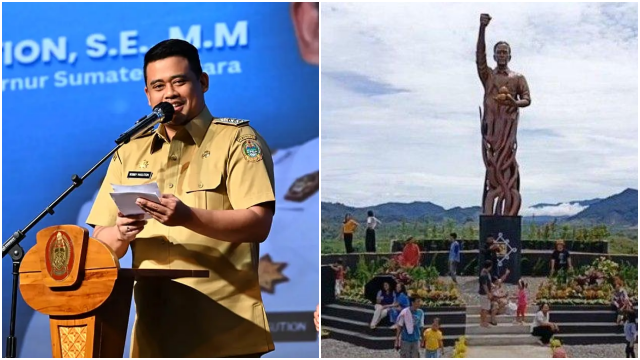Patung Jokowi di Tanah Karo senilai Rp 2,5 M Selesai Dibangun, Sumber Dana Ada dari Bobby Sang Mantu