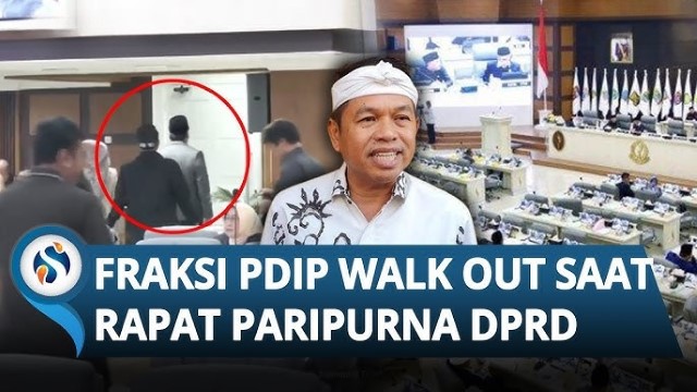 Ternyata Ini Pidato Dedi Mulyadi Yang Bikin Fraksi PDIP DPRD Jabar Gerah hingga Walk Out