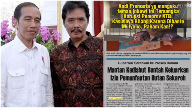 Eks Kadishut NTB yang Ngaku Teman Kuliah Jokowi Ternyata Tersangka Korupsi, MAKI Heran Tiba-tiba Kasusnya SP3
