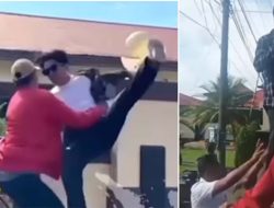 Nyaris Ribut! Oknum Polisi di Palopo Dorong Orator saat Demo hingga Nyaris Jatuh Terbentur Pagar, Netizen: Bisa Cedera Fatal