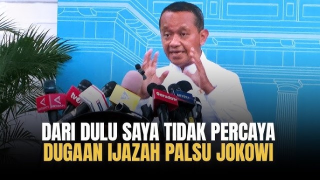 Bahlil Murka, Sebut Isu Ijazah Jokowi Sudah Keterlaluan: Cari Isu Yang Lebih Produktif!