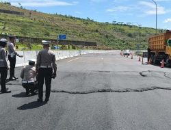 Pergerakan Tanah di Tol Cisumdawu, Jalur KM 177 Retak dan Amblas