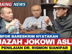 Rismon Sepelekan Hasil Forensik Bareskrim Ijazah Jokowi: Ada 4 Hal Janggal dan Tak Sinkron!