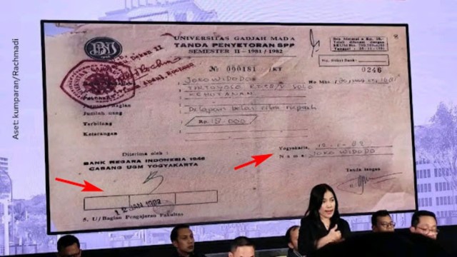 ANEH! Kasus Ijazah Jokowi Dihentikan, Pengamat Beberkan Kejanggalan Kwitansi SPP Jokowi di UGM