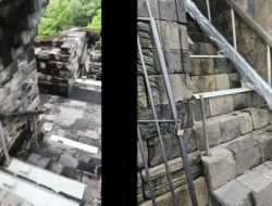 Viral Candi Borobudur Dipasangi Eskalator, Istana: Stairlift untuk Prabowo dan Presiden Prancis Macron