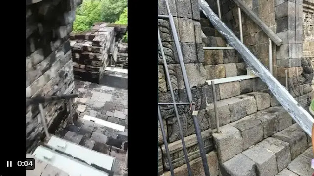 Viral Candi Borobudur Dipasangi Eskalator, Istana: Stairlift untuk Prabowo dan Presiden Prancis Macron