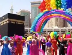 Heboh Video Kabah Dikelilingi Simbol LGBT, Netizen Serukan Report Akun Pixel HELPER