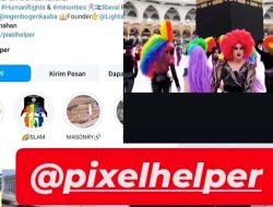 Heboh Video Kabah Dikelilingi Simbol LGBT, Warganet Serukan Report Akun Pixel HELPER
