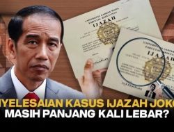 Ijazah Jokowi: Bukan Palsu, Tapi…?