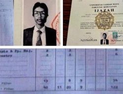 Lengkap Transkrip Nilai Jokowi Kuliah di UGM, 19 Mata Kuliah Nilainya C dan D, Terjawab Berapa IPK