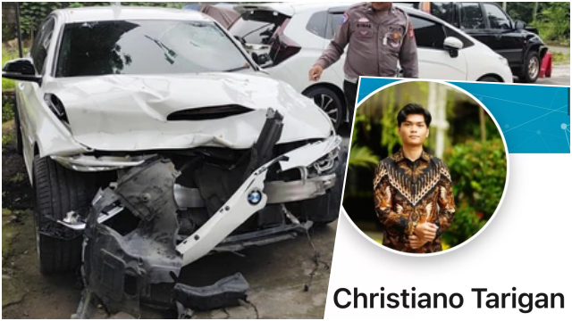 Christiano Tarigan Pengemudi BMW yang Tabrak Mahasiswa UGM Jadi Tersangka