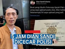 Kader PSI Dian Sandi Serahkan Bukti Rahasia Dalam Flashdisk ke Polisi, Apa Isinya?