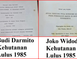 Misteri Lembar Skripsi Jokowi Gunakan Word, Lulusan di Tahun yang Sama Masih Gunakan Mesin Ketik Manual