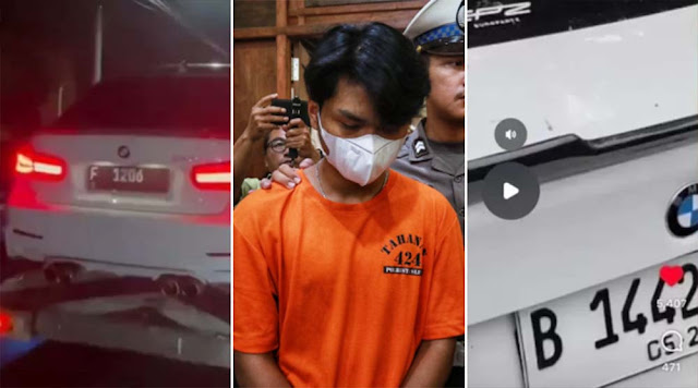 Christiano Pengarapenta Tarigan Akhirnya Ditahan, Pelat Nopol BMW Barang Bukti Sempat Ditukar di Polsek