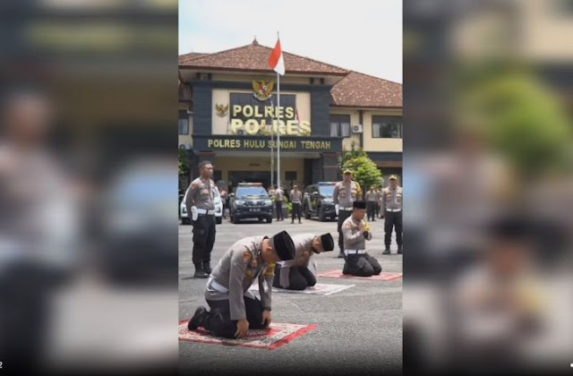 Kapolres Hulu Sungai Tengah Sebut 6 Polisi Positif Narkoba Dihukum Salat 5 Waktu hanya Upaya Sementara