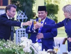 HEBOH Prabowo Disebut Ngebir Saat Gala Dinner Bareng Macron, Istana: Itu Sari Apel!