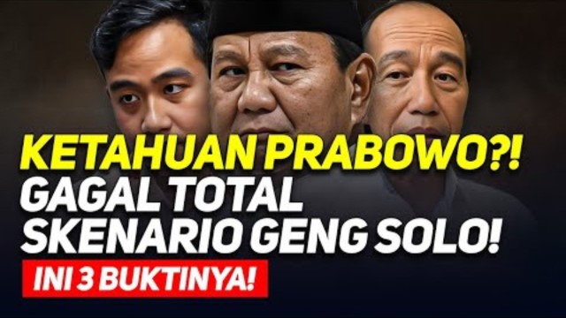 MENARIK! Bersih-Bersih Geng Solo: Prabowo Mulai Menebas Akar?
