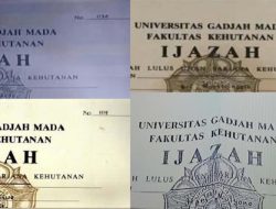 Makin Bodong! Ijazah Fakultas Kehutanan UGM No. 1120 milik Jokowi tidak Identik dengan Pembanding Satupun No. 1115, 1116 dan 1117