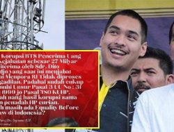 Postingan Eks Wakapolri soal Menpora Dito Kecipratan Uang Korupsi BTS Banjir Dukungan