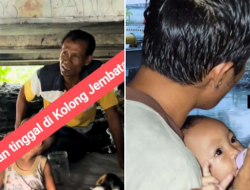 Nasib Pilu Ayah dan Bayinya Tinggal di Kolong Jembatan Sidoarjo, Rela Tak Makan demi Beli Susu