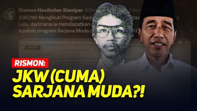 ANEH! Sarjana Muda atau Insinyur? Tanda Lingkaran di Surat Her-Registrasi Jokowi Picu Teka-Teki Baru