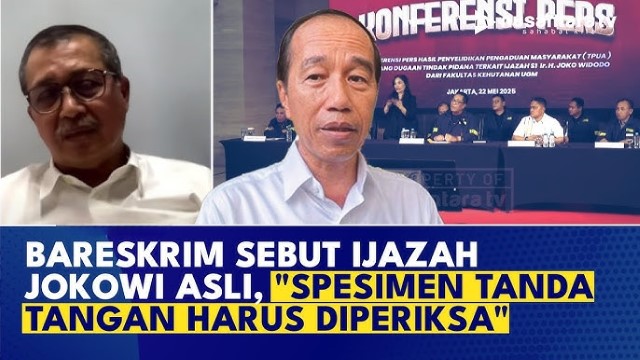 Bareskrim Sebut Ijazah Jokowi Identik, Eks Wakapolri: Harusnya Yang Diteliti Tanda Tangan Rektor dan Dekan!