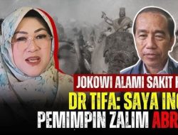 WADUH! Jokowi Alergi Kulit Hingga Absen di Hari Lahir Pancasila: Dokter Tifa Ungkit Kisah Azab Al-Quran