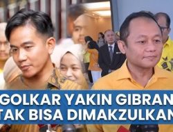 Bela Gibran? Golkar Soal Usulan Pemakzulan di MPR-DPR: Mas Wapres Belum Langgar Hukum!